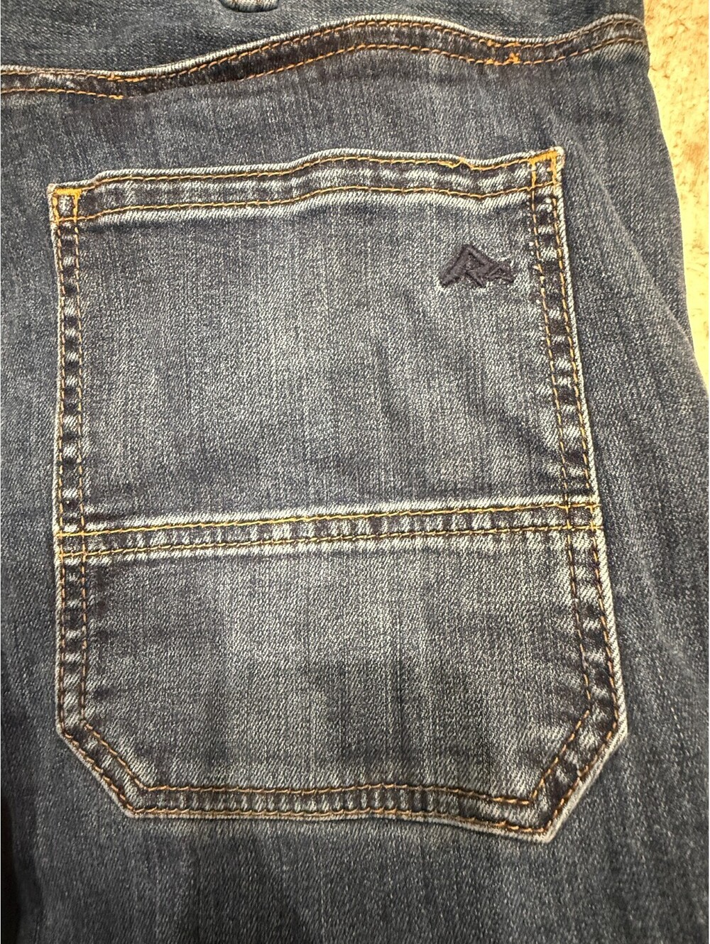 Ridgecut Toughwear Mens 42x30 Blue Straight Work Jeans